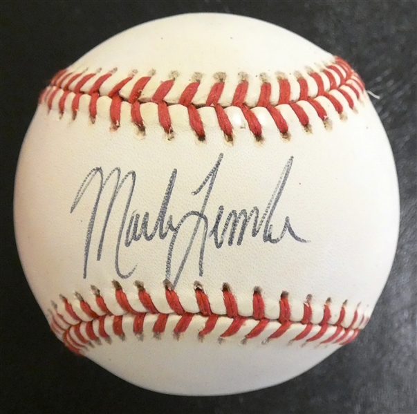 Mark Lemke Autographed Baseball