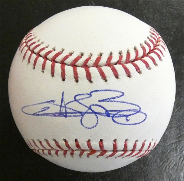 Quintin Berry Autographed Baseball