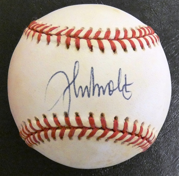 John Smoltz Autographed Baseball