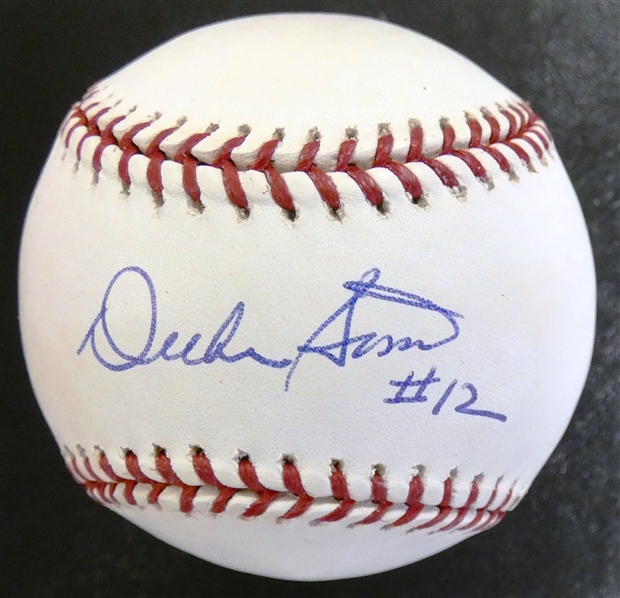 Duke Sims Autographed Baseball