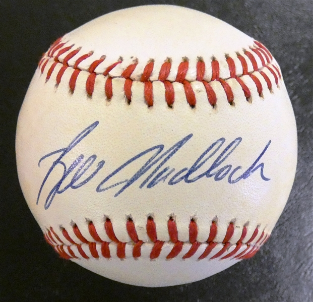 Bill Madlock Autographed Baseball