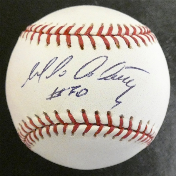 Magglio Ordonez Autographed Baseball