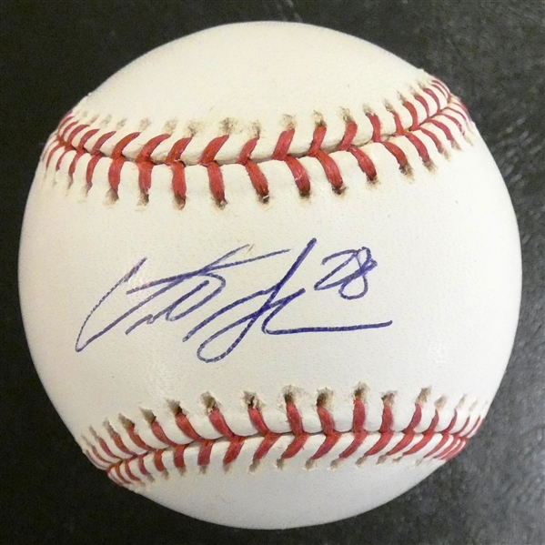 Curtis Granderson Autographed Baseball