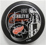 Kris Draper Autographed 1997 Cup Puck