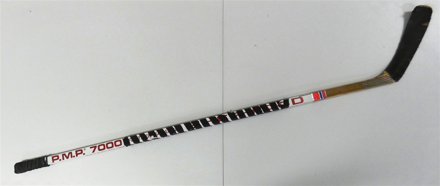 Borje Salming Game Used Sher-Wood Stick