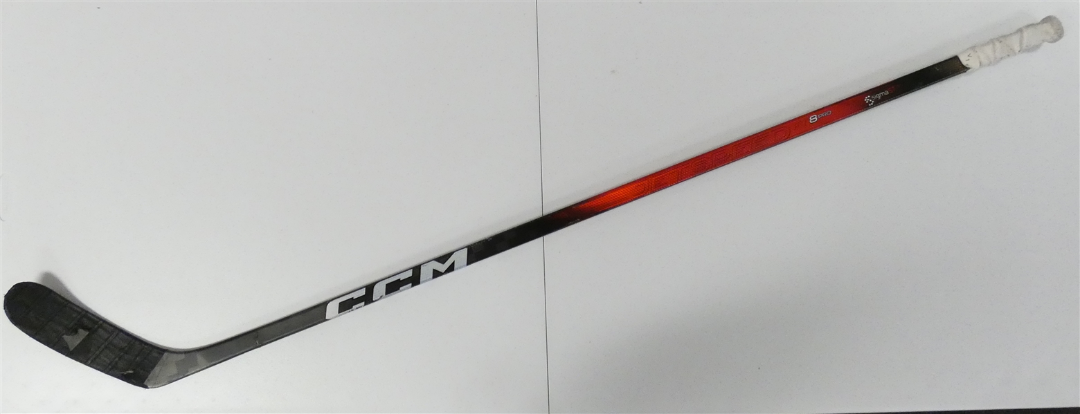 Michael Brandsegg-Nygard Game Used CCM Stick