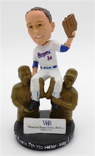 Nolan Ryan SGA 7th No Hitter Bobblehead