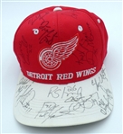 1992/93 Detroit Red Wings Team Signed Hat