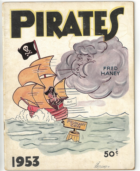 Pittsburgh Pirates 1953 Yearbook