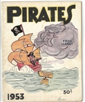 Pittsburgh Pirates 1953 Yearbook