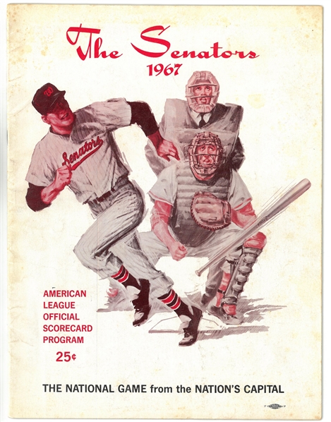 Washington Nationals 1967 Yearbook