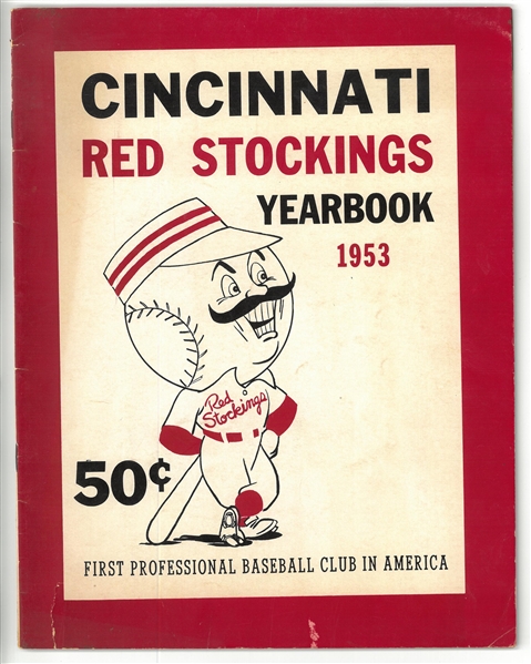 Cincinnati Reds 1953 Yearbook