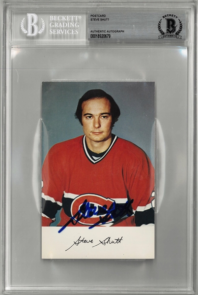Steve Shutt Autographed Postcard