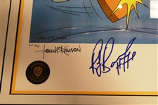 Ray Bourque Autographed Warner Brothers Tax Lithograph (Pick up Only)