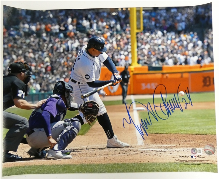 Miguel Cabrera Autographed 16x20