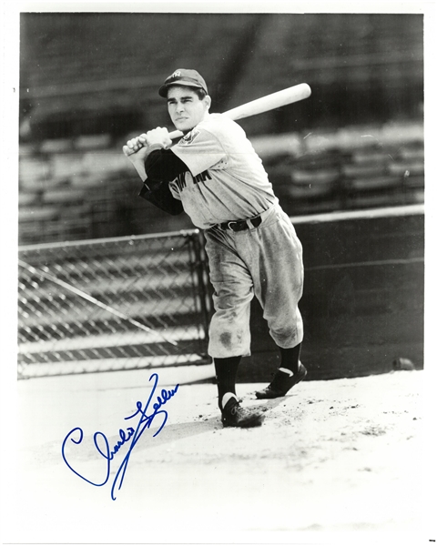 Charlie Keller Autographed 8x10
