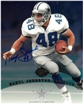 Daryl Johnston Autographed 8x10 1997 Leaf Signature Edition
