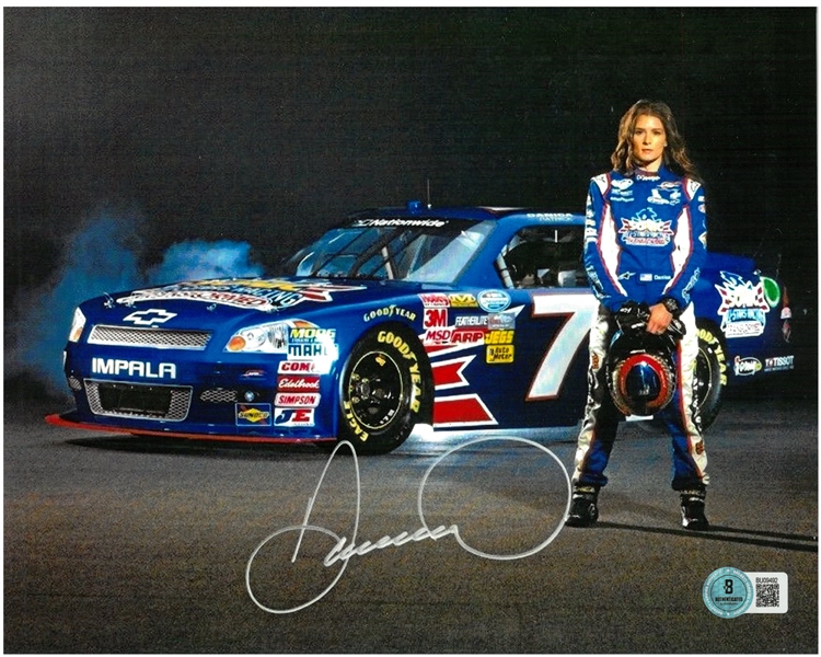Danica Patrick Autographed 8x10