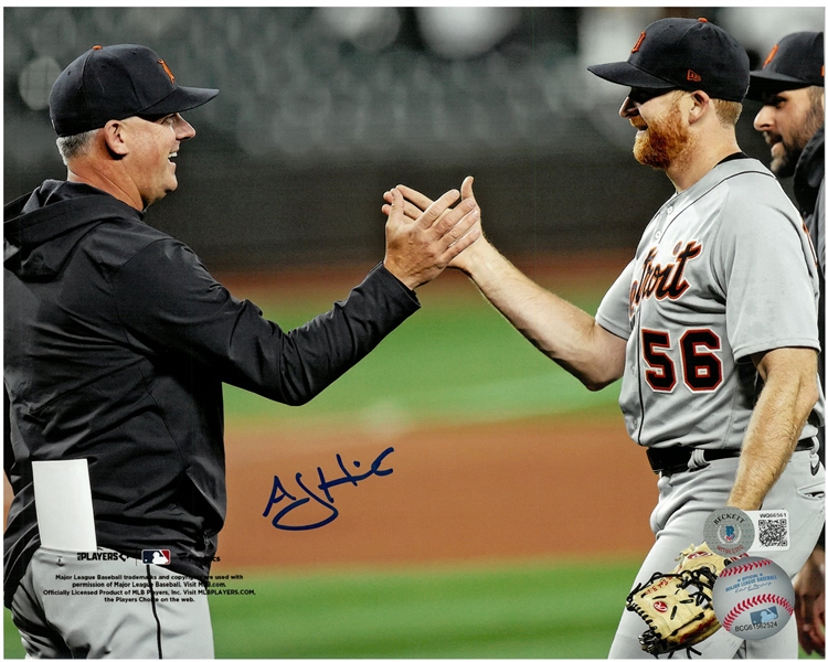 A.J. Hinch Autographed 8x10