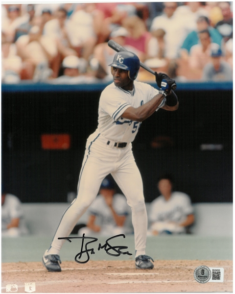 Brian McRae Autographed 8x10