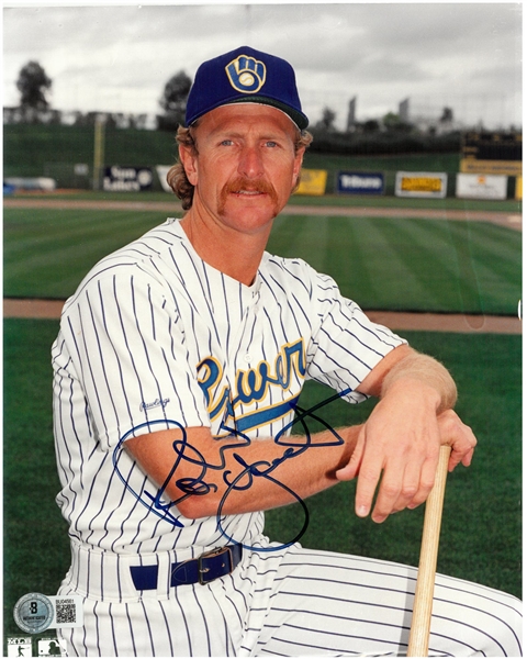 Robin Yount Autographed 8x10