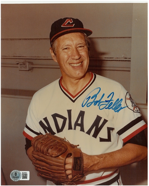 Bob Feller Autographed 8x10