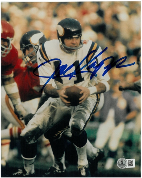 Joe Kapp Autographed 8x10