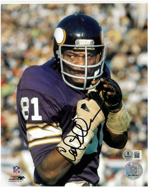 Carl Eller Autographed 8x10