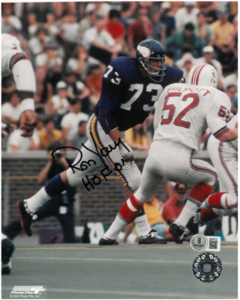 Ron Yary Autographed 8x10