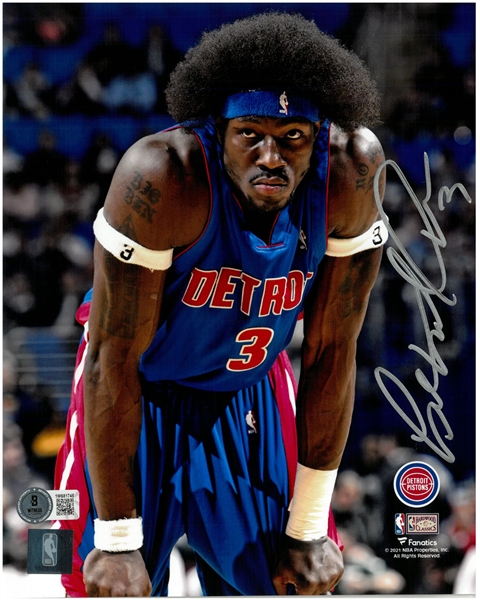 Ben Wallace Autographed 8x10