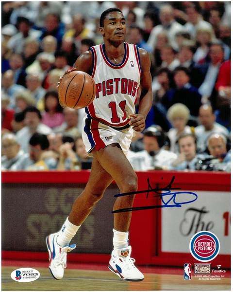Isiah Thomas Autographed 8x10