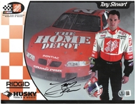Tony Stewart Autographed 8x10