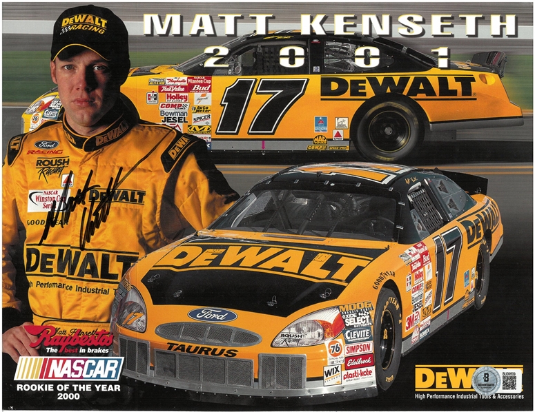 Matt Kenseth Autographed 8x10