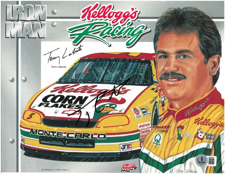 Terry Labonte Autographed 8x10