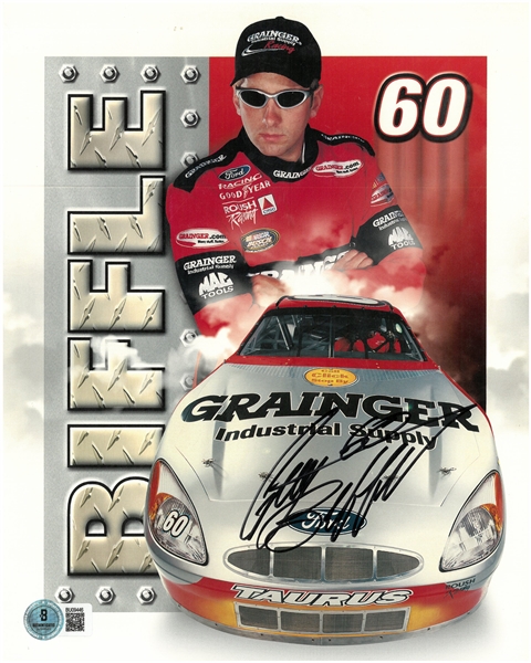 Greg Biffle Autographed 8x10