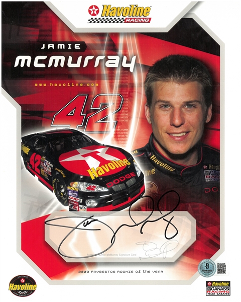 Jamie McMurray Autographed 8x10
