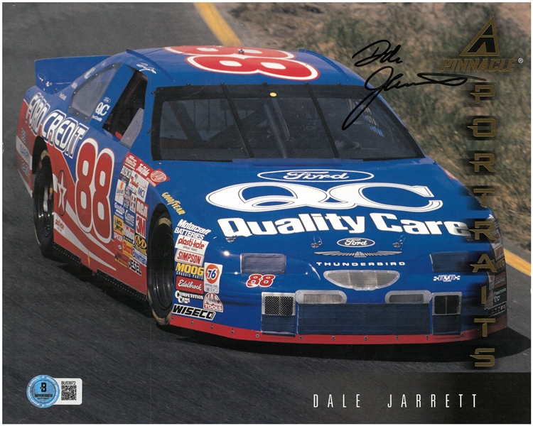 Dale Jarrett Autographed 8x10