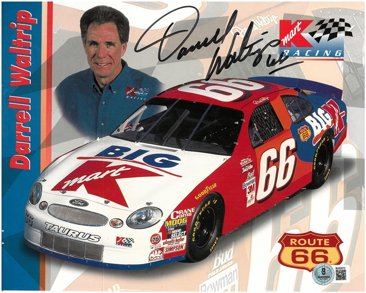Darrell Waltrip Autographed 8x10