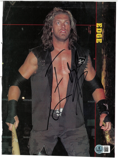 Adam Copeland "Edge" Autographed 8x10