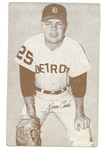 Norm Cash Autographed Postcard