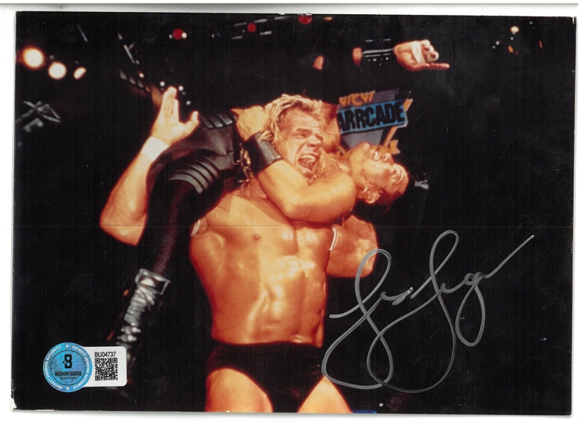 Lex Luger Autographed 4x6 Photo