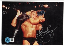 Lex Luger Autographed 4x6 Photo