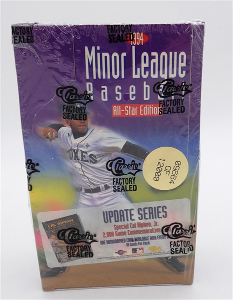 1994 Classic Minor League Baseball Wax Box