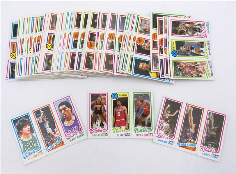 1980/81 Topps Basketball Lot - Near Mint