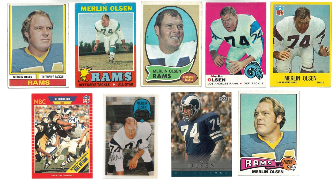 Merlin Olson Card Lot