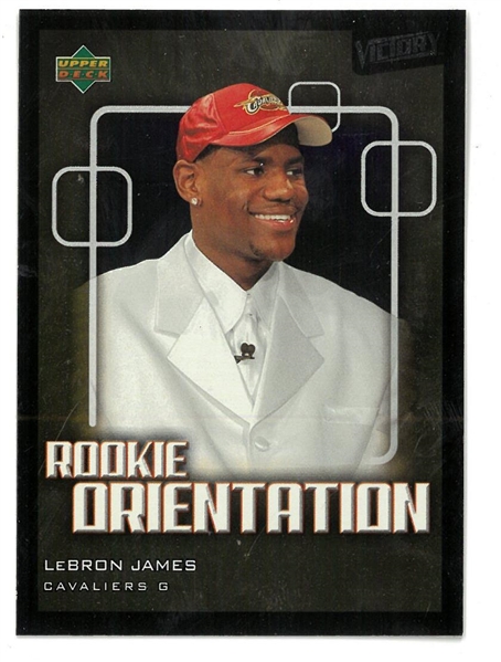 Lebron James 2003 Upper Deck Victory Rookie Orientation
