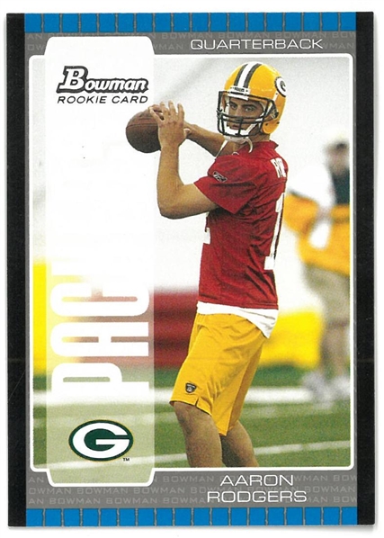 Aaron Rodgers 2005 Bowman Rookie Card