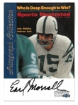Earl Morrall Autographed 1999 Fleer Sports Illustrated