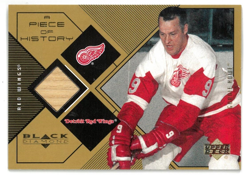 Gordie Howe 1999/00 Upper Deck Black Diamond A Piece of History