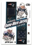 Tom Brady/Drew Bledsoe/Brown/Pass 2002 Pacific Heads Up